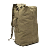 Large Capacity Travel Climbing Bag Tactical Military Duffel Bag Top Load Double Strap Canvas V1366-AZ2-W-07979
