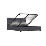 Milano Decor Eden Gas Lift Bed - Dark Grey - Single ABM-10001884