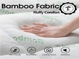 Bamboo Pillowtop Mattress Topper Luxury Bedding Mat Pad Protector Cover King Single 108 x 203 cm V201-W12782545