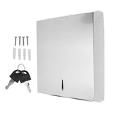 Wall Mounted Tissue Box Multifunctional Stylish Stainless Steel Tissue Box Holder for Kitchen V1294-YM0901-3117230348612