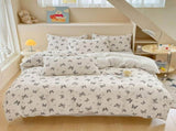 Butterfly Print Bedding Set - 3 Piece Set - Quilt Cover 200 x 229 cm with 2 Pillowcases 51 x 66 cm V888-ELOSUNG54957-4