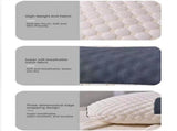 2 Pcs Neck Support Pillow - 48 x 74 cm Polyester Fibre, 10 cm Loft, 3D Knitted Honeycomb Texture, V888-ELOSUNG47451