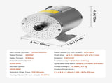 2000W Electric Brushless DC Motor Kit - 48V 4300rpm Motor with Upgraded Speed Controller and V952-ZLWSDJTJ2000EEQF3V9