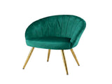 Artiss Armchair Velvet Green Eloise UPHO-C-ARM-5107-GR
