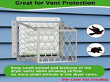 2X Dryer Exhaust Guard Vent Cover,Dryer Vent Bird Guard for 3 to 4 Inch Fan Cover, Stainless Steel V1366-AZ2-W-14612