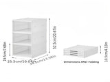 3-Tier Stackable Shoe Storage Box Set, featuring easy-access front-opening waterproof transparent V1102-KDDXZSNH001