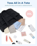 Tote Bag for Women, Lightweight Puffy Tote Bag with Compartments Shoulder Bag Handbag for Travel, V1258-DP02-F-1