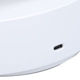 Lighted Mirror Fan Multifunctional Silent Oscillating Rechargeable Desk Bladeless Fan for Home V1294-YM0901-3113240170011