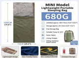 Ultralight 1.5lbs Sleeping Bag 50-70&degF for Warm Weather
Waterproof nylon shell, breathable polyester V1107-CS-MDMXA1