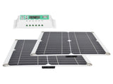 2Pcs Portable 15W Solar Panel Board Kit 10A Solar Charge Controller for Camping Tourism V1294-YM0901-3114210078411