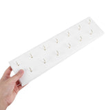 White Wood Wall Mount Key Organizer for Home Entryway with Compact and Space-Saving Design V1192-AZ-W-32961