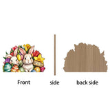 16 Pcs Interchangeable Seasonal Wooden Welcome Sign Inserts, Farmhouse Front Door Hanging Wreath V1366-AZ2-W-24789