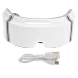 Electric Eye Massager USB Charging Hot Compress Relaxation Massager for Relieve FatigueWhite V1294-YM0901-3113210120911
