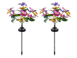 Solar Lawn Lamp Decorative Butterfly Garden Lights Outdoor Landscape Pathway Light IP65 Waterproof V1294-YM0901-L6881WW-2