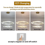BAMDECOR C3342/4 Modern Crystal Chandeliers Lighting Contemporary Wave Chandelier Lighting V255-BAM-C3342-4-46810