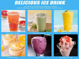 Hand Crank Shaved Ice Cream Machine Slushie Machine for Snow Cone Margarita Frozen Cocktails Healthy V1294-YM0717-10101945