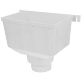 PVC Downspout Diverter, White, Sturdy Plastic, Easy Installation, Home Protection V1370-AZ4-16871