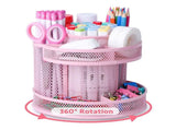 Pink Kawaii Desk Supplies and Accessories,Cute Spinning Pen/Pencil Organizer for Desk,Pencil V1369-AZ3-W-02403