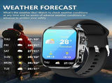 Unisex Smart Watch Australia Advanced Smart Watch Fitness Tracker Watch Call - Black - Size 01 V1106-937-89921-BLK-01