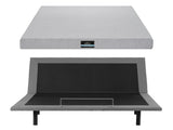 Artiss King Bed Frame and Giselle Bedding King Memory Foam Mattress Set, Electric Bed Base with Zero EAB-8183-NOBLE-15-K
