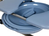 Levede Commode Chair Adjustable Bedside Seat Elderly Pregnant Disability Aid BATH1023-BL-AU