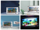 Fake Aquarium Decorative Lamp Artificial Tropical Fish Tank Motion Night Light Virtual Moving V1369-AZ3-W-16415
