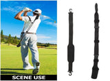 Black Golf Club Travel Bag Polyester with Adjustable Shoulder Strap for Storage Use V1369-AZ3-W-13211