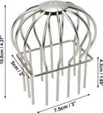 2 Pack Square Gutter Downspout Guard, 304 Stainless Steel Leaf Debris Strainer for 2 x 3 Inch V1189-LC-LY-00147