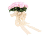 Artificial Wedding Bouquet Fade Proof Minimalist Realistic Silk Roses Bridal Bouquet for Prop V1294-YM0901-3115250086311