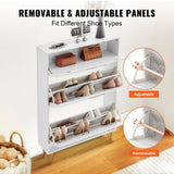 VEVOR Shoe Cabinet with 3 Flip Drawers, Shoe Cabinet for Entryway, Free Standing Shoe V952-FCXJ3C2937INYX33SV0
