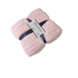 Troy Pattern Coral Fleece Extra Large Throw / Single Sized Blanket 150 x 200 cm Pink V442-YTL-THROW-3176TROY-PINK-RE