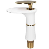 G1/2 Bathroom Faucet Washing Basin Bathroom Sink Tap Waterfall Single Hole Faucet for House Office V1294-YM0715-3112210113012