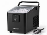 Devanti Ice Maker 11-12kg Portable Bullet Cube Machine Black IM-ZB-E-11WL02-BK