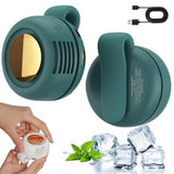 Whirlwind Leafless Mini Fan, 3-Speed Clip-On Mini Fan for Shirt & Waist, Powerful Hands-Free V1366-AZ2-W-11383