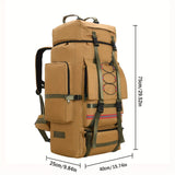 130L Backpack Outdoor Travel Backpack Camping Backpack For Adults Large - Green - Size M V1347-127-38583-GRN-M