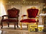 Weather Resistant Water Based Gold Paint, Water-Based Paint Outdoor & Indoor, Gold Spray Paint V1107-116-43108-GLD-500G