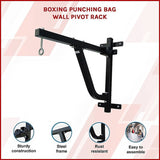 Boxing Punching Bag Wall Pivot Rack Swivel Mount for Home Gym V63-782745