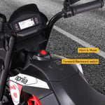 Kids Electric Ride On Car Motorcycle Motorbike Aprilia Licensed Dorsoduro 900 RCAR-MBIKE-LS-APRILIA-S-BK