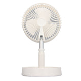 Stand Fan Folding Portable Telescopic Floor Desk Fan 7200mAh Rechargeable Battery Super Quiet V1294-YM0901-3113240042011