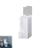 Toilet Wand Holder,6.7x3In Resuable Toilet Bowl Cleaner Holder for Clorox Toilet Wand,QZS White V1189-WXFWAL-20260319-00354