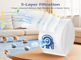 20 Pack 3D Airclean Bags Replacement for Miele GN Vacuum Cleaner Bags for Miele Classic Complete V1258-DP02-WO-907