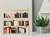 Bamboo 4 Tier Shelving Unit Kitchen Bedroom Bookshelf V178-66771