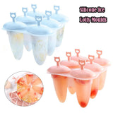 Silicone Ice Lolly Moulds for Ice Cream Freezer Yoghurt Juice Drinks Making Summer V1369-AZ3-W-21371