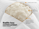 Giselle Bedding Wool Quilt 500GSM Thick Super King Winter Doona Baffle Box Construction 100% Wool QUILT-WOOL-500-N-SK