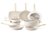 19 Piece Pots and Pans Set Nonstick, Granite Cookware Set, Induction Cookwares, Kitchen RV Cooking V952-LGTZLGTFLTCYHI1RRV0