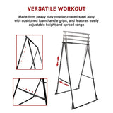 Pull-up Bar Free Standing Pull up Stand Sturdy Frame Indoor Pull Ups Machine V63-833591