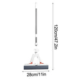 Sponge Mop, Water Absorbing Floor Mop with Extra Large 11-Inch Head, Folding Design for Effortless V1192-AZ-W-29997