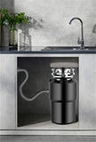 550W Food Waste Disposer with AU Plug, 4000RPM, Black, Stainless Steel for Kitchen V178-59339