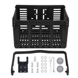 Foldable Bike Basket Black PP Wear-Resistant Durable for Bike Use V1370-AZ4-16233