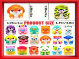 18 Sets Prefilled Easter Eggs with Mini Squishy Toys V728-LP601100082781116
